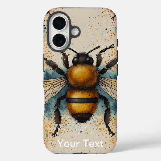 OtterBox Bee Patten Design Case-Mate iPhone Hülle (Rückseite)