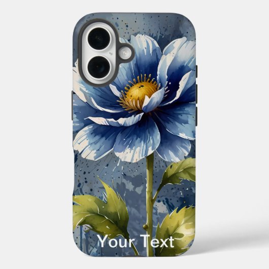 OtterBox-Blume Wasserfarbe Case-Mate iPhone Hülle (Rückseite)