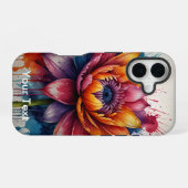 OtterBox-Blume Wasserfarbe iPhone 16 Hülle (Rückseite (Horizontal))