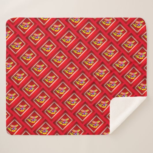Otterbox Case PIPES DESIGN FARBE RED PLUS STRIPES Sherpadecke (Vorderseite (Horizontal))