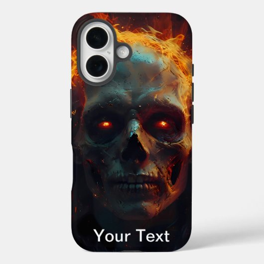 Otterbox Inferno Schädel: Die ewige Flamme Case-Mate iPhone Hülle (Rückseite)