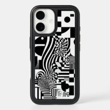 OtterBox: Modernes abstraktes geometrisches Schwar