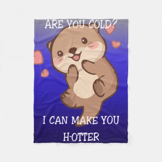 Otterdecke Fleecedecke (Vorderseite)