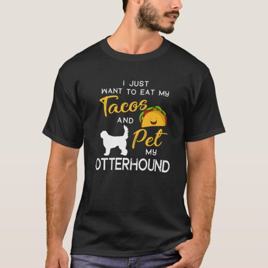 Otterhound Dog Tacos Lover Eigentümer Christmas Bi T-Shirt (Vorderseite)