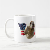 Otterhound-Flagge Kaffeetasse (Links)