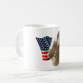 Otterhound-Flagge Kaffeetasse (Vorderseite Links)