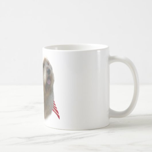 Otterhound-Flagge Kaffeetasse (Rechts)
