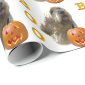 Otterhound Halloween BOO Geschenkpapier (Rolleneckpunkt)