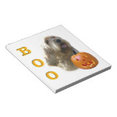 Otterhound Halloween BOO Notizblock (angewinkelt)