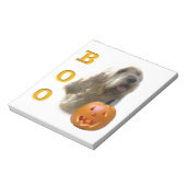 Otterhound Halloween BOO Notizblock (Rotiert)