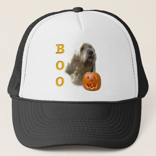 Otterhound Halloween BOO Truckerkappe (Vorderseite)