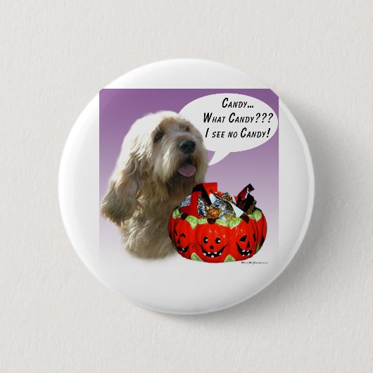 Otterhound Halloween Candy Button (Vorderseite)