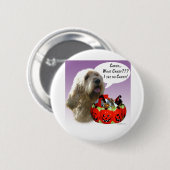 Otterhound Halloween Candy Button (Vorne & Hinten)