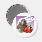 Otterhound Halloween Candy Magnet (Vorderseite/Rückseite)