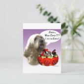 Otterhound Halloween Candy Postkarte (Stehend Vorderseite)