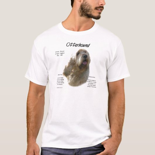 Otterhound History Design T-Shirt (Vorderseite)