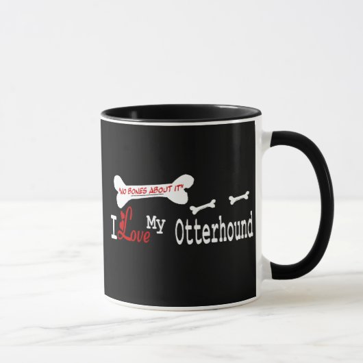 Otterhound (I Liebe) Tasse (Rechts)