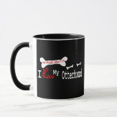 Otterhound (I Liebe) Tasse (Links)