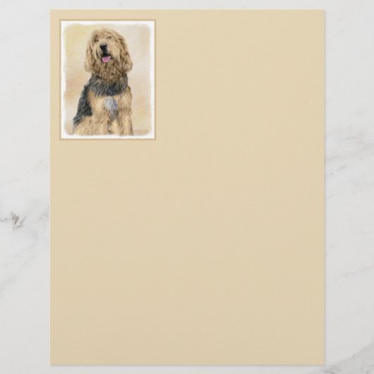 Otterhound-Malerei - Niedliche Original Hunde-Kuns (Vorderseite)