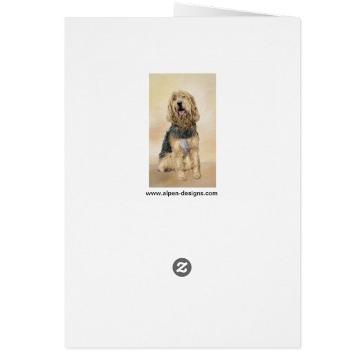 Otterhound-Malerei - Niedliche Original Hunde-Kuns (Hinten)