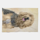 Otterhound-Malerei - Niedliche Original Hunde-Kuns Geschirrtuch (Horizontal)
