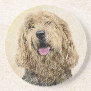 Otterhound-Malerei - Niedliche Original Hunde-Kuns Getränkeuntersetzer