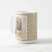 Otterhound-Malerei - Niedliche Original Hunde-Kuns Kaffeetasse (Vorderseite Links)