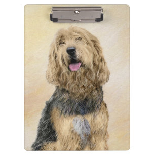 Otterhound-Malerei - Niedliche Original Hunde-Kuns Klemmbrett