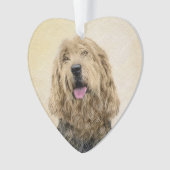 Otterhound-Malerei - Niedliche Original Hunde-Kuns Ornament (Vorderseite)