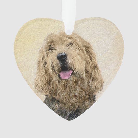 Otterhound-Malerei - Niedliche Original Hunde-Kuns Ornament (Vorderseite)
