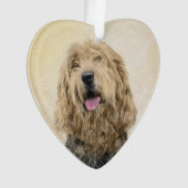Otterhound-Malerei - Niedliche Original Hunde-Kuns Ornament (Vorderseite)