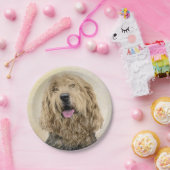 Otterhound-Malerei - Niedliche Original Hunde-Kuns Pappteller (Party)