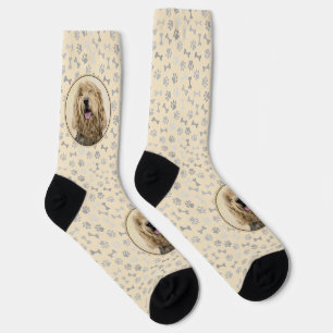 Otterhound-Malerei - Niedliche Original Hunde-Kuns Socken