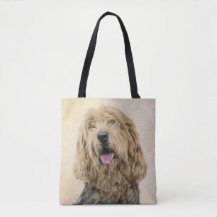 Otterhound-Malerei - Niedliche Original Hunde-Kuns Tasche