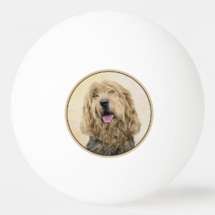 Otterhound-Malerei - Niedliche Original Hunde-Kuns Tischtennisball
