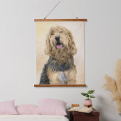 Otterhound-Malerei - Niedliche Original Hunde-Kuns Wandteppich Mit Holzrahmen (Schlafzimmer)