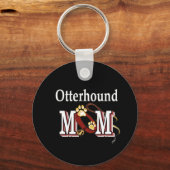 Otterhound-MAMA-Geschenke Schlüsselanhänger (Vorderseite)