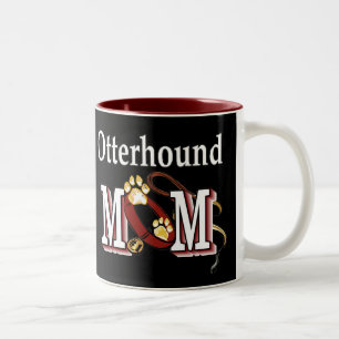 Otterhound-MAMA-Geschenke Zweifarbige Tasse