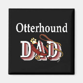 otterhound Papa Magnet (Vorne)