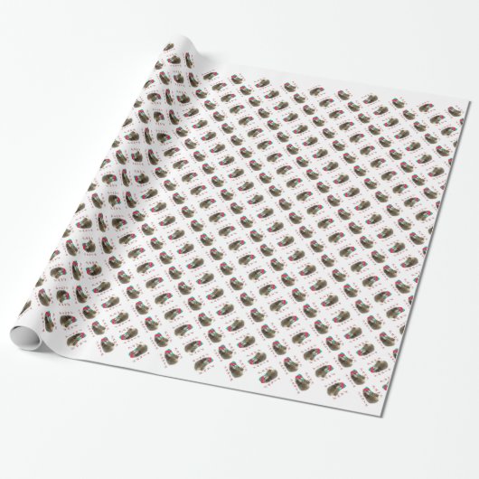 Otterhound Santa Paws Geschenkpapier (Ungerollt)