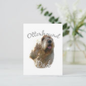 Otterhound Vater 2 Postkarte (Stehend Vorderseite)