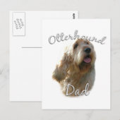 Otterhound Vater 2 Postkarte (Vorne/Hinten)