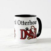 Otterhound-Vater-Geschenke Tasse (VorderseiteRechts)