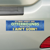 Otterhounds im Himmels-Autoaufkleber Autoaufkleber (Auf Auto)