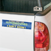 Otterhounds im Himmels-Autoaufkleber Autoaufkleber (Auf Lkw)