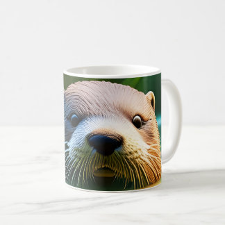 Otterly Adorable - AI Fantasy Digital Art Print  Kaffeetasse