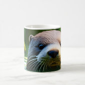 Otterly Adorable - AI Fantasy Digital Art Print  Kaffeetasse (Mittel)