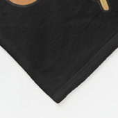 Otterly Awesome Retro Sunset Sea Otter Lover Graph Fleecedecke (Ecke)