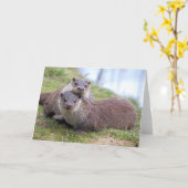 Otterly in Love Card Karte (Gelbe Blume)