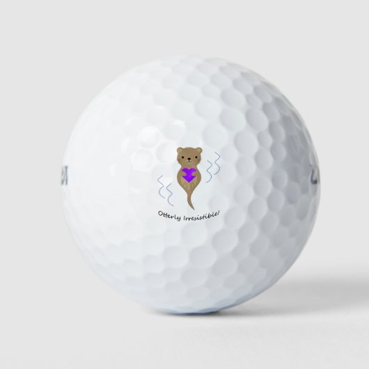 Otterly Irresistible Otter Golfball (Vorderseite)